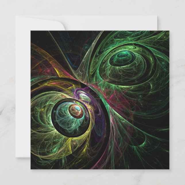 Abstrakte Kunst im Auge (Vorderseite)