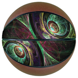 Abstrakte Kunst im Auge Basketball