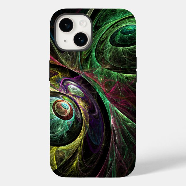 Abstrakte Kunst im Auge Case-Mate iPhone Hülle (Rückseite)