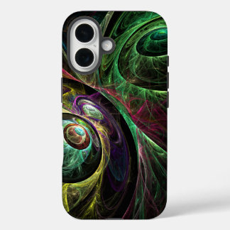 Abstrakte Kunst im Auge iPhone 16 Hülle