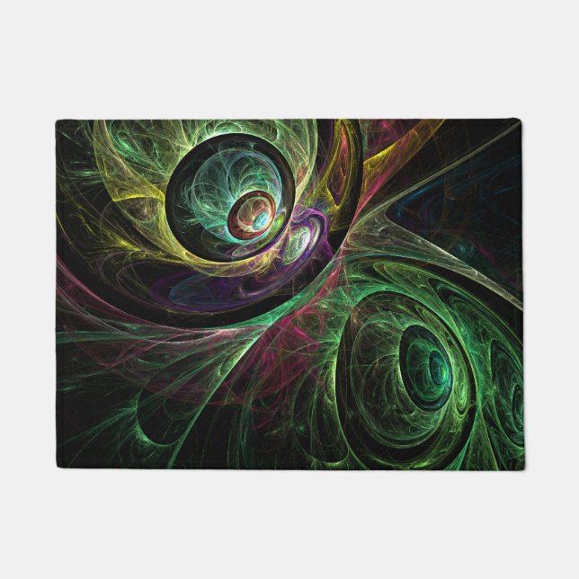 Abstrakte Kunst im Auge Fußmatte (Vorderseite)