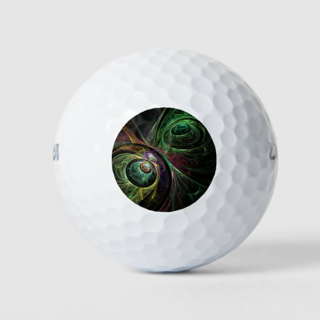 Abstrakte Kunst im Auge Golfball (Vorderseite)