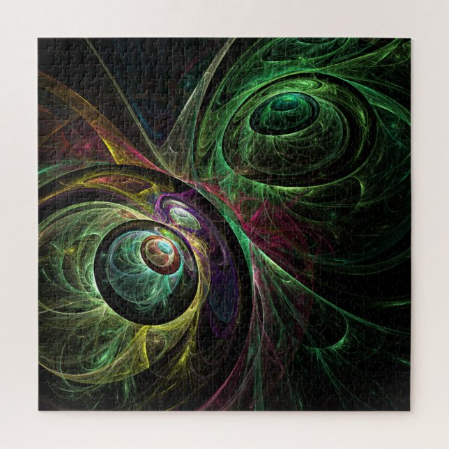 Abstrakte Kunst im Auge Puzzle (Vertikal)