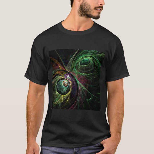 Abstrakte Kunst im Auge T-Shirt (Vorderseite)