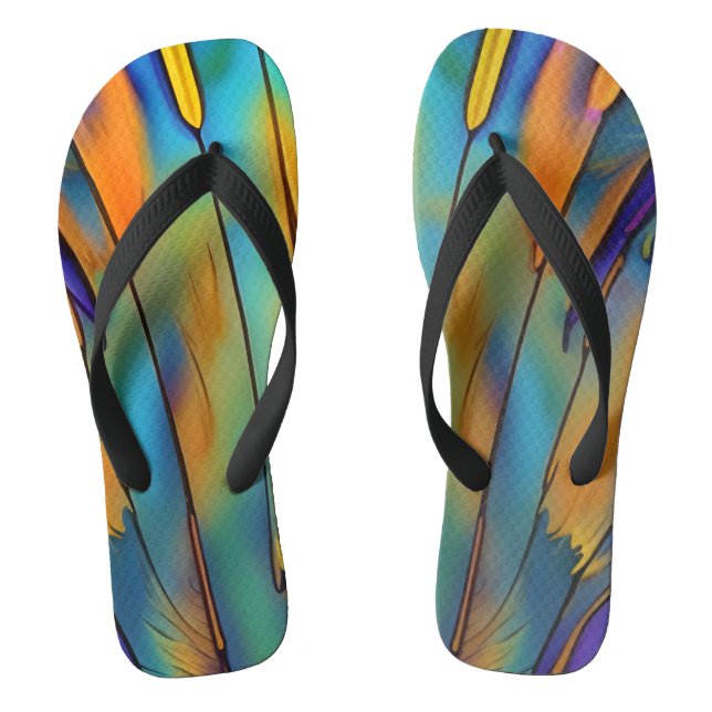 Abstrakte Kunst in der Glasbranche Flip Flops (Fußbett)