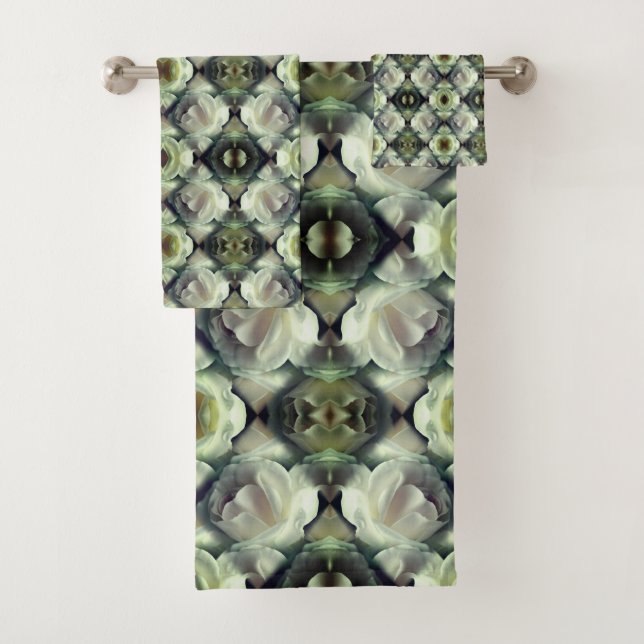 Abstrakte Kunst in der Rose Badhandtuch Set (Insitu)