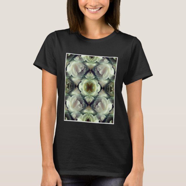 Abstrakte Kunst in der Rose T-Shirt (Vorderseite)