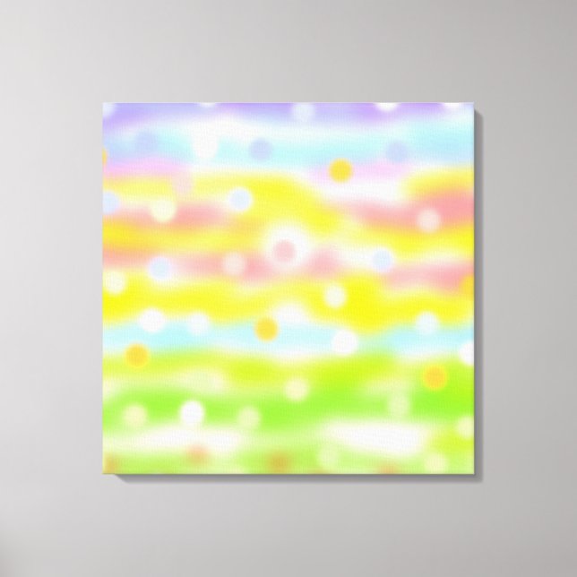 Abstrakte Kunst in mehrfarbigen Schatten Leinwanddruck (Vorderseite)