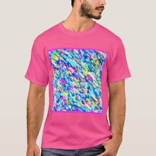 Abstrakte Kunst in Regenbogenform T-Shirt