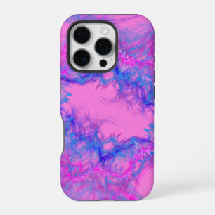 abstrakte Kunst in Rosa und Blau iPhone 16 Pro Hülle
