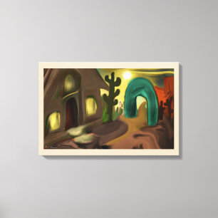 Abstrakte Kunst in Spanien Leinwanddruck