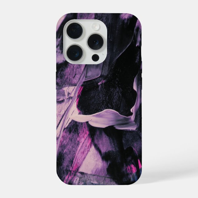 Abstrakte Kunst iPhone Hülle (Rückseite)