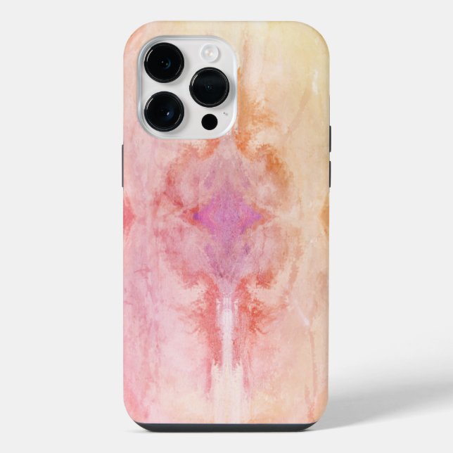 Abstrakte Kunst iPhone Hülle (Rückseite)