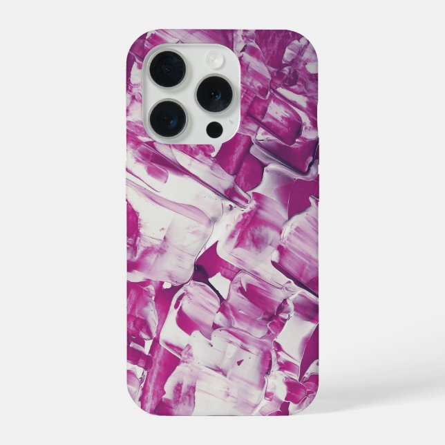 Abstrakte Kunst iPhone Hülle (Rückseite)