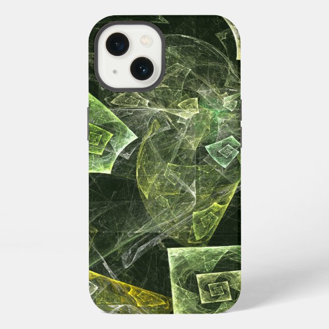 Abstrakte Kunst iPhone Hülle (Rückseite)