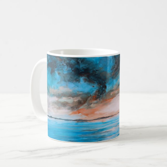 Abstrakte Kunst  Kaffeetasse (Vorderseite Links)