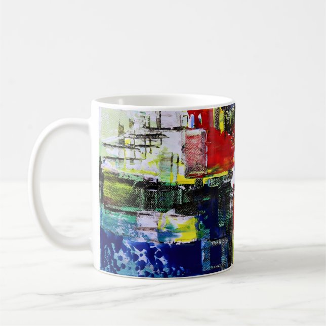 Abstrakte Kunst  Kaffeetasse (Links)