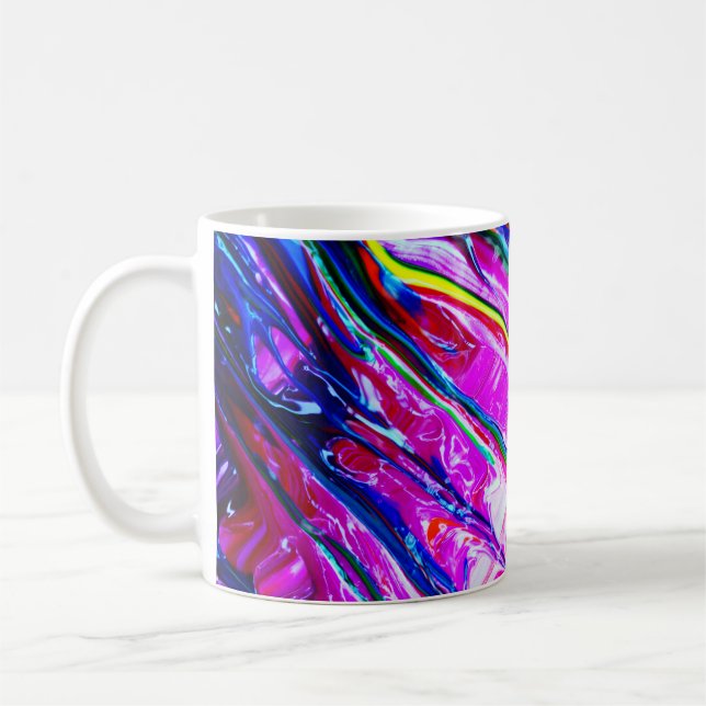 Abstrakte Kunst Kaffeetasse (Links)