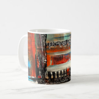 Abstrakte Kunst Kaffeetasse