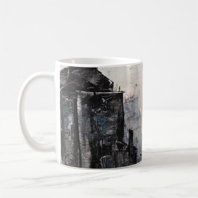 Abstrakte Kunst Kaffeetasse (Links)