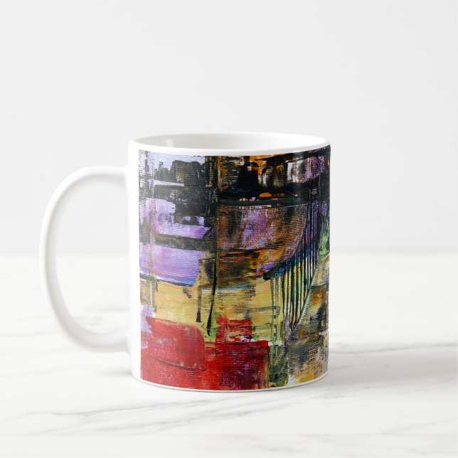 Abstrakte Kunst  Kaffeetasse (Links)