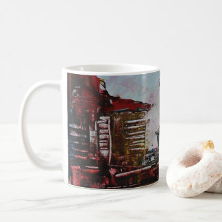 Abstrakte Kunst Kaffeetasse