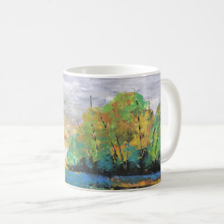 Abstrakte Kunst Kaffeetasse