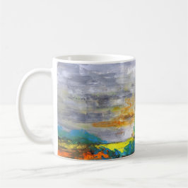 Abstrakte Kunst Kaffeetasse