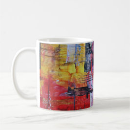 Abstrakte Kunst Kaffeetasse