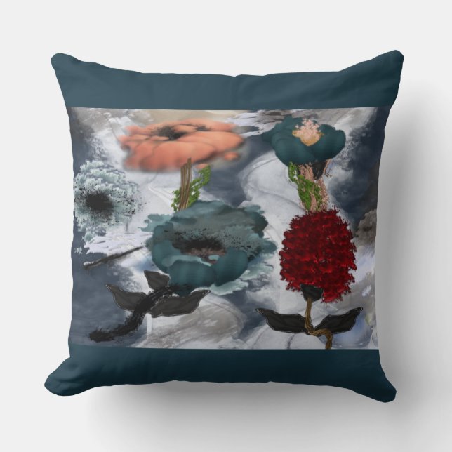 Abstrakte Kunst Kissen (Vorderseite)