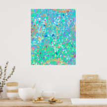Abstrakte Kunst: Kleine Meerestiere