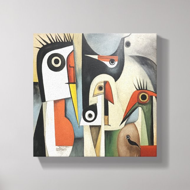 Abstrakte Kunst Leinwanddruck (Vorderseite)