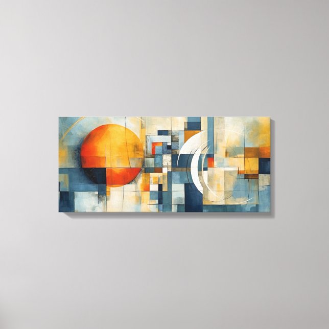 Abstrakte Kunst Leinwanddruck (Vorderseite)