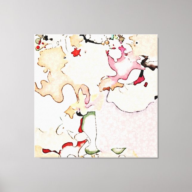 Abstrakte Kunst Leinwanddruck (Vorderseite)