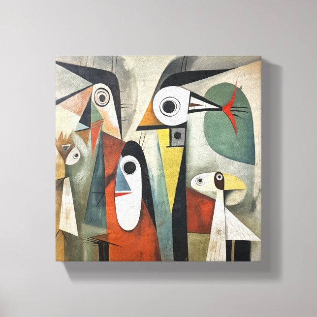 Abstrakte Kunst Leinwanddruck (Vorderseite)