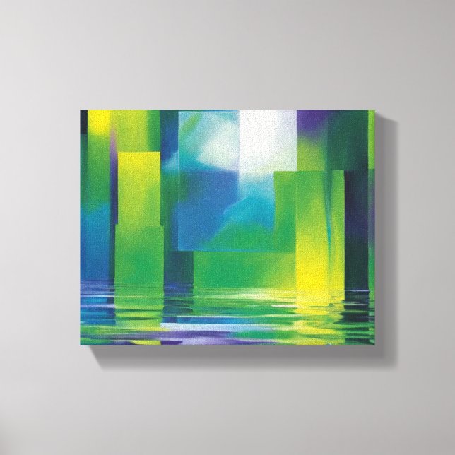 Abstrakte Kunst Leinwanddruck (Vorderseite)