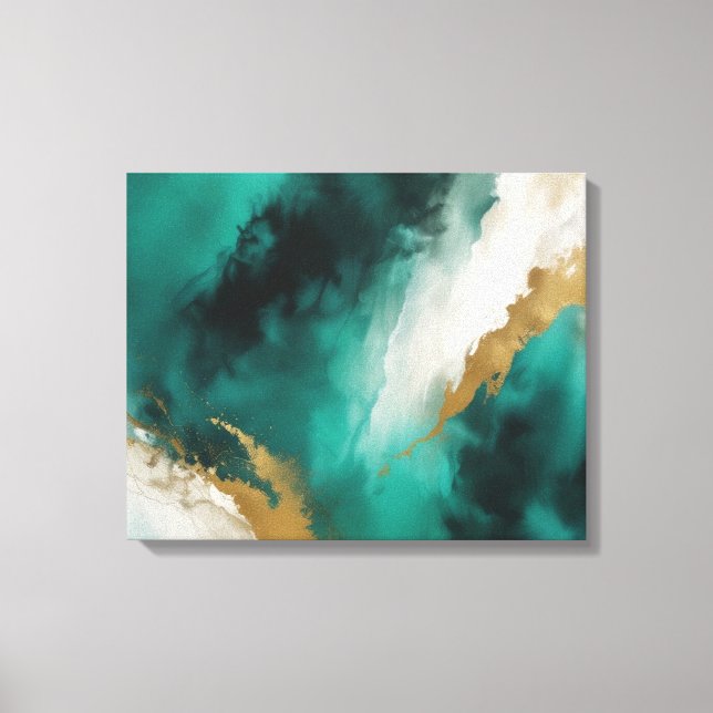 Abstrakte Kunst Leinwanddruck (Vorderseite)