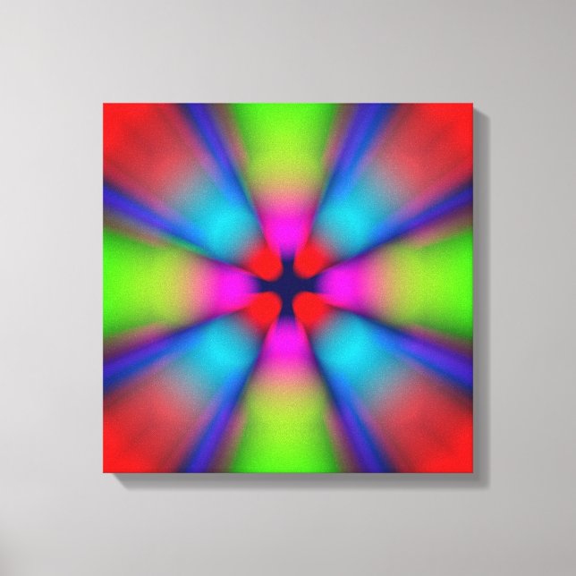 Abstrakte Kunst Leinwanddruck (Vorderseite)