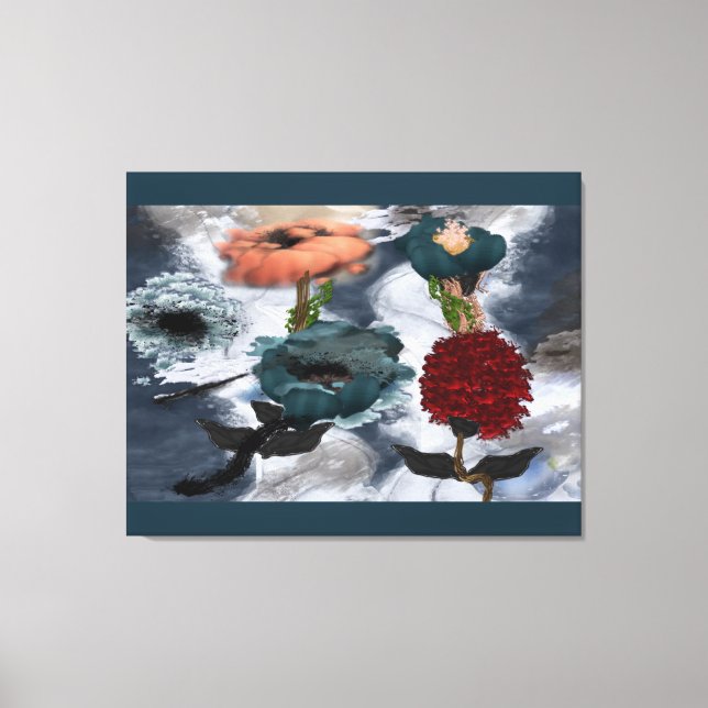 Abstrakte Kunst Leinwanddruck (Vorderseite)
