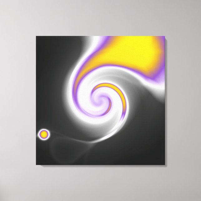 Abstrakte Kunst Leinwanddruck (Vorderseite)