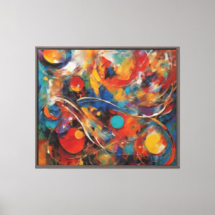 Abstrakte Kunst Leinwanddruck