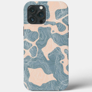 Abstrakte Kunst Linien Muster Textur Karte Tapete Case-Mate iPhone Hülle
