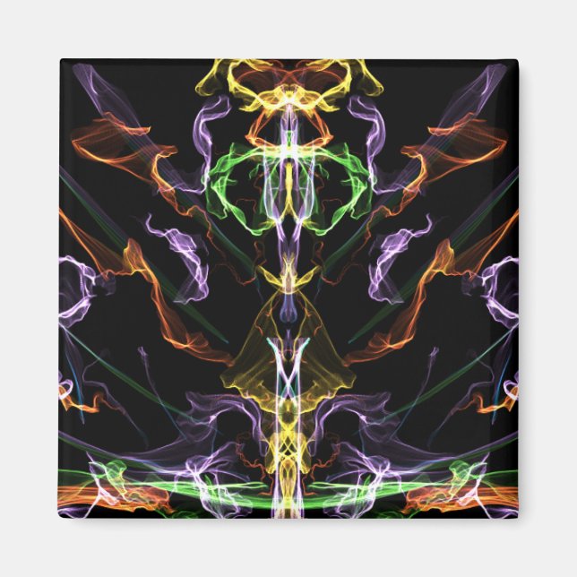 Abstrakte Kunst Magnet (Vorne)