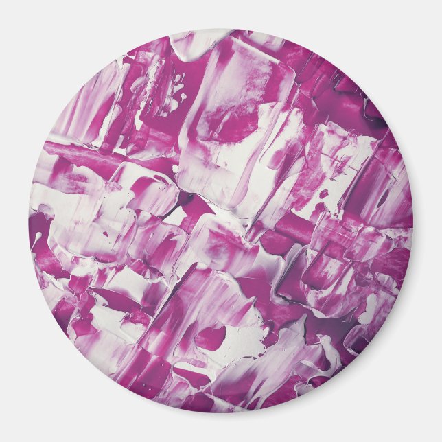Abstrakte Kunst Magnet (Vorne)