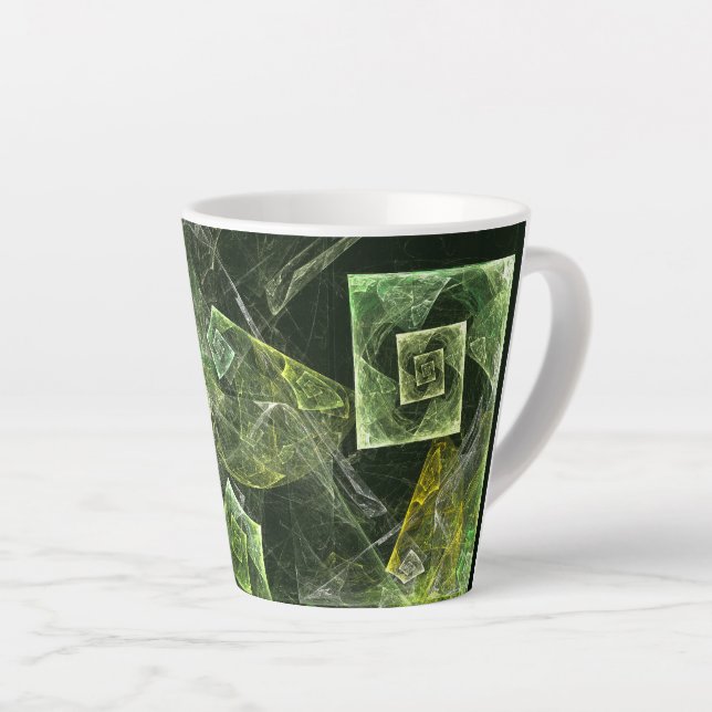 Abstrakte Kunst Milchtasse (Rechte Ecke)