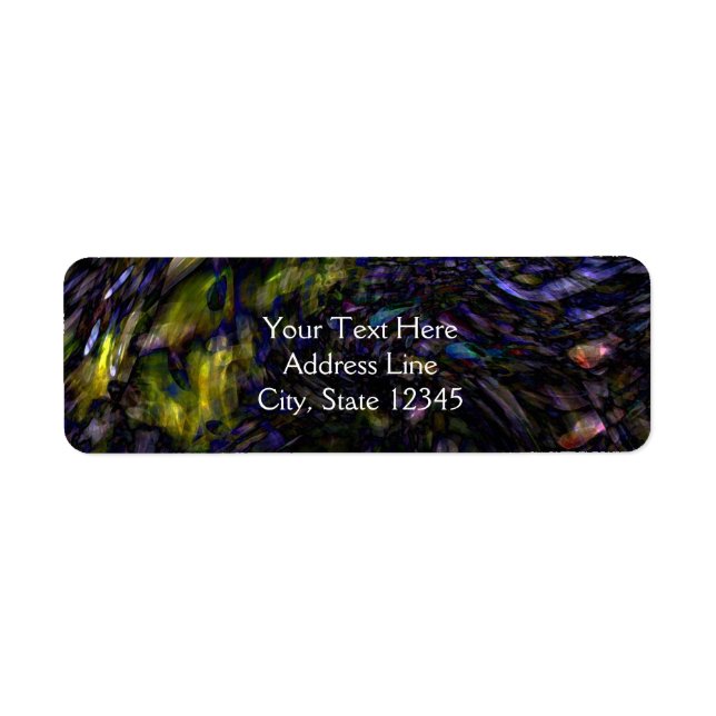 Abstrakte Kunst Moderne Farbgestaltung Künstlerisc (Vorne)