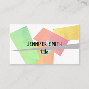 abstrakte Kunst moderne geometrische Gewohnheit Visitenkarte