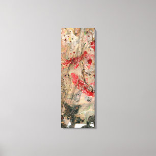 Abstrakte Kunst Modernes Rot-Gelb-Grün-Schwarz Leinwanddruck