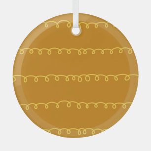 Abstrakte Kunst: Modernes Wrapping Design Ornament Aus Glas