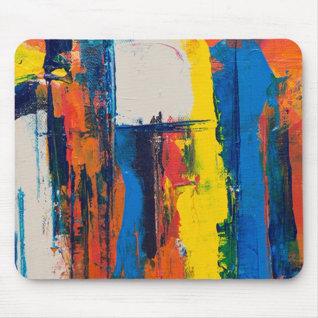 Abstrakte Kunst Mousepad (Vorne)